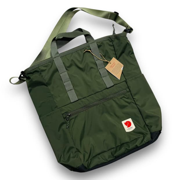 피엘라벤 하이 코스트 카키 토트백