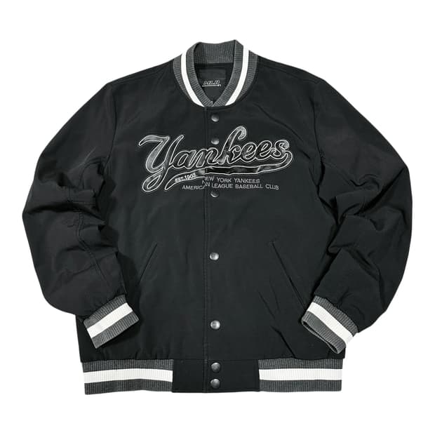✨ (바배) MLB 뉴욕양키즈 바시티 블루종 자켓 