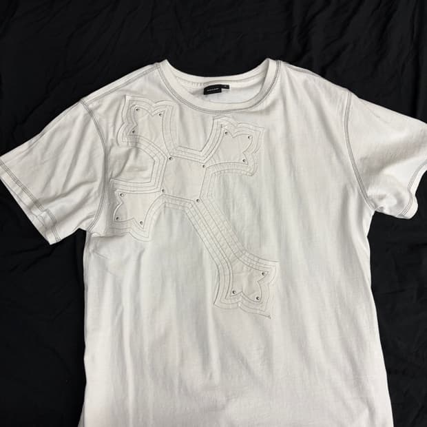 아캄 Big Patch CROS2 Half Top (White)