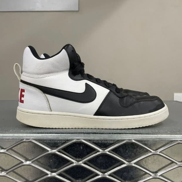 나이키 코트 버로우 미드 화이트 레드 블랙 270