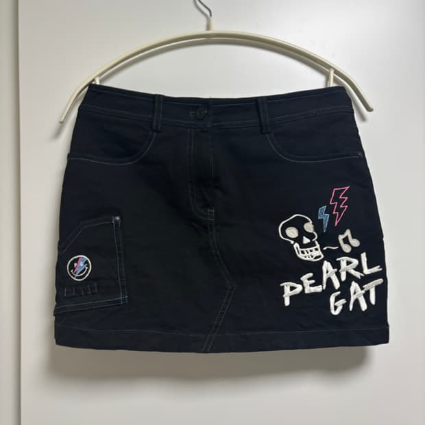 키치 갸루 치마바지 