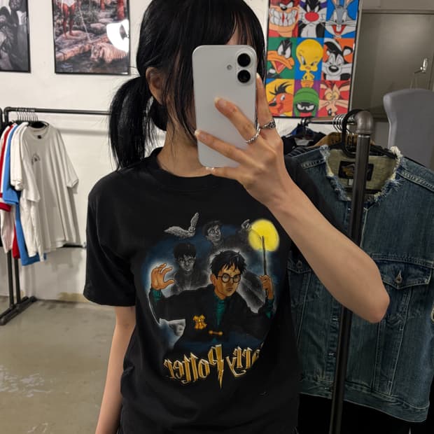 빈티지 해리포터 반팔 