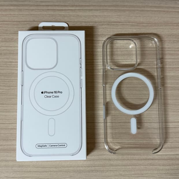 애플 정품 투명케이스 16pro