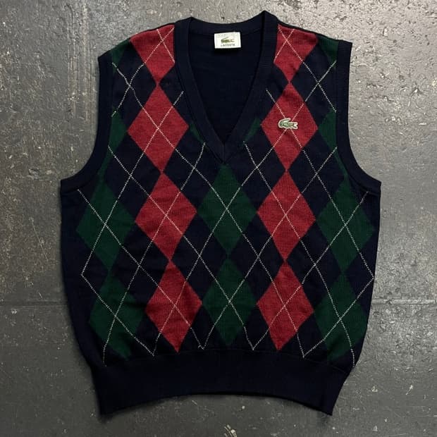 100 라코스테 서광 니트조끼