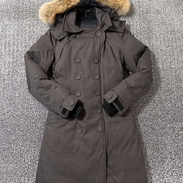 빈티지9. 노비스 리얼퍼 덕다운 코트형 패딩 (택포)