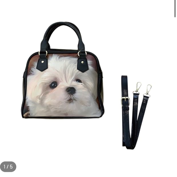 허자보이 퍼피 레더 백