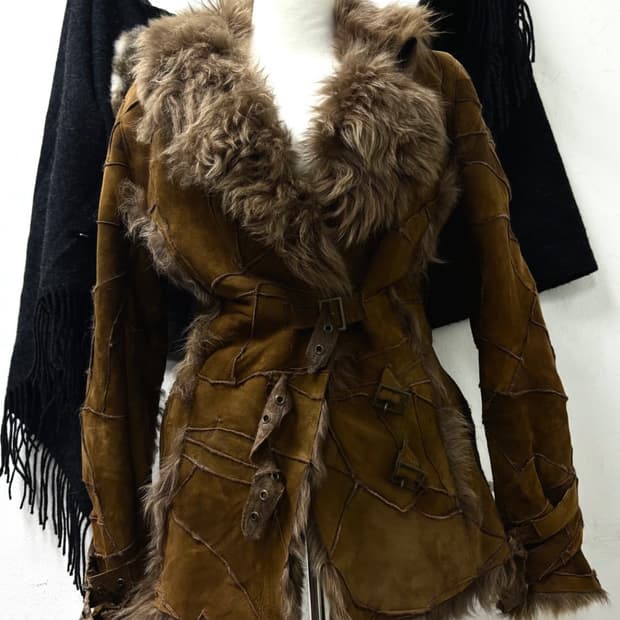 갸루 퍼무스탕 퍼자켓 