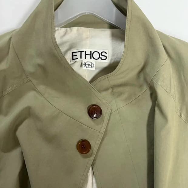 에토스 카키 트렌치코트 ETHOS
