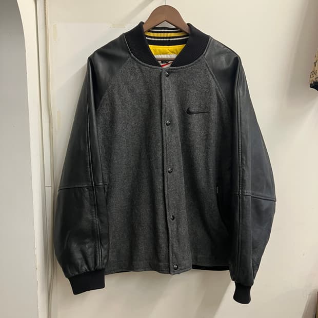 N171 90s 나이키 레더 바시티 자켓