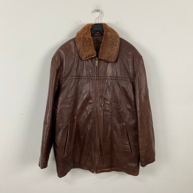 입생로랑 YSL 양가죽 무스탕 가죽자켓 M