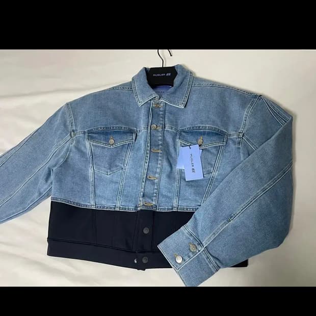 뮈글러 데님 자켓 xl