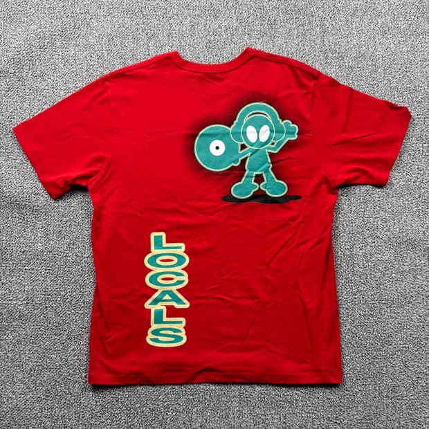 디스이즈네버댓 로컬스 레드 티셔츠