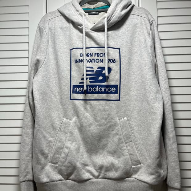뉴발란스 에센셜 프렌치 테리 후드티 M size