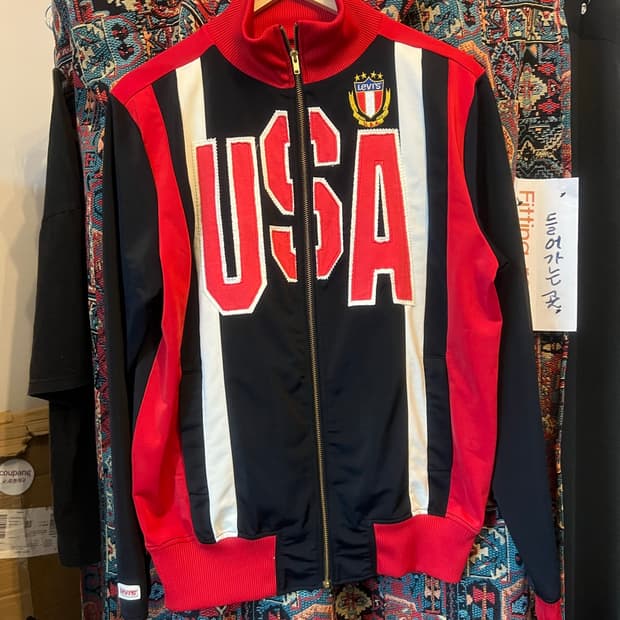 Levis 80s USA 올림픽 모티브 트랙탑 져지 (05년일본)