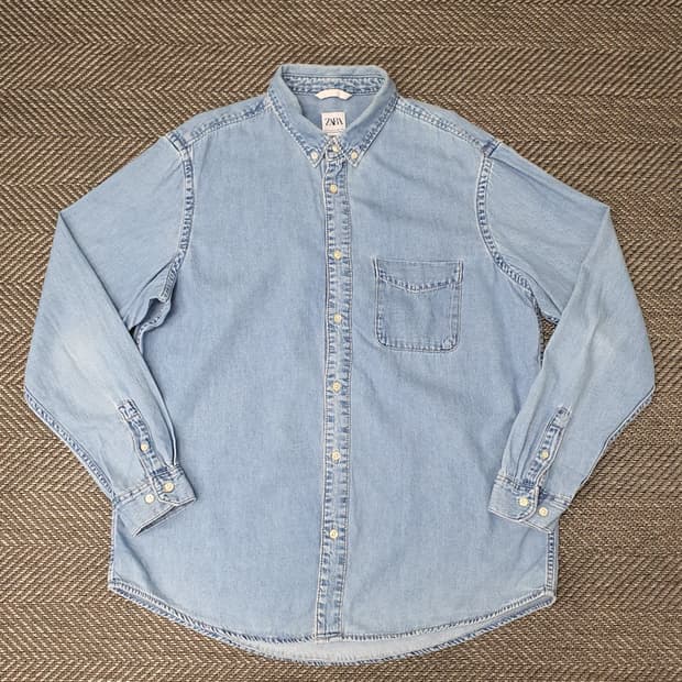자라 데님 셔츠 남방 남자105