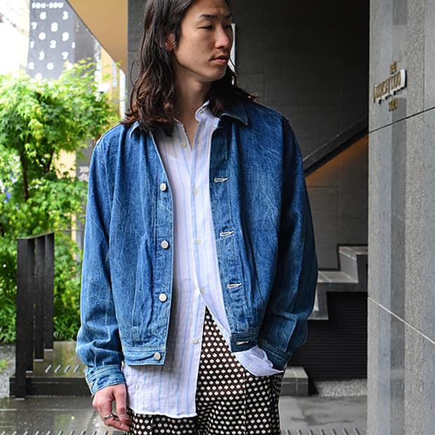 오라리 셀비지 데님 블루종 5