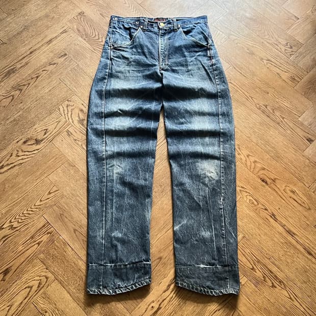 [34]리바이스 엔지니어드진 빈티지 워싱 워크 데님 팬츠