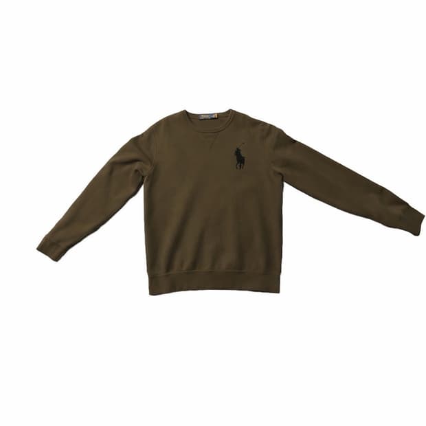 폴로 빅포니 맨투맨 (차콜)