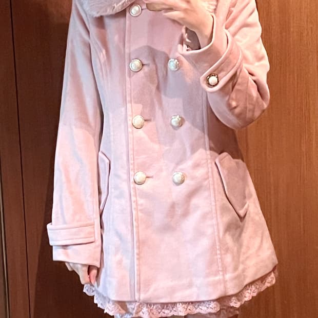 일본 빈티지 히메갸루 코트 갸루