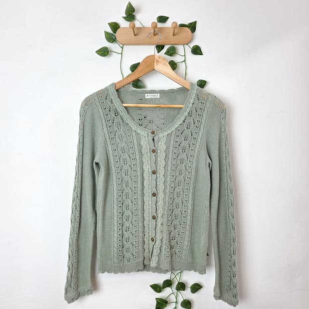 axes femme 민트 가디건