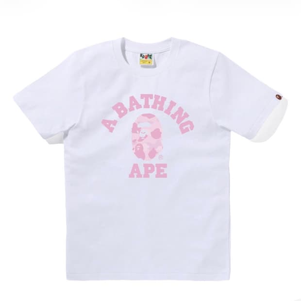 베이프 파스텔 컬러 카모 티셔츠 엔젤코어 히메갸루