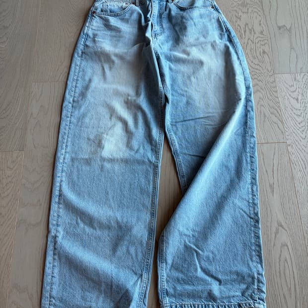 브랜디드 1709 old bleached jeans (max wide)