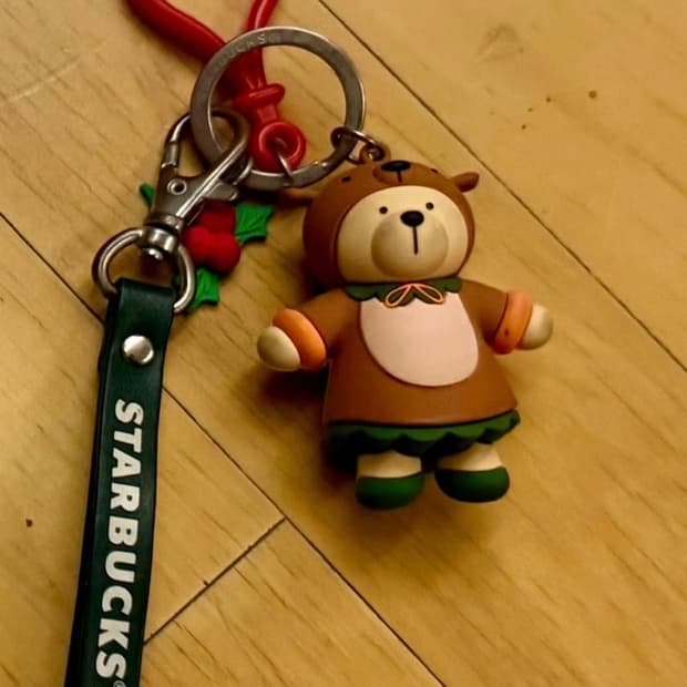 [스타벅스] 홀리데이 루돌프 베어리스타 키체인