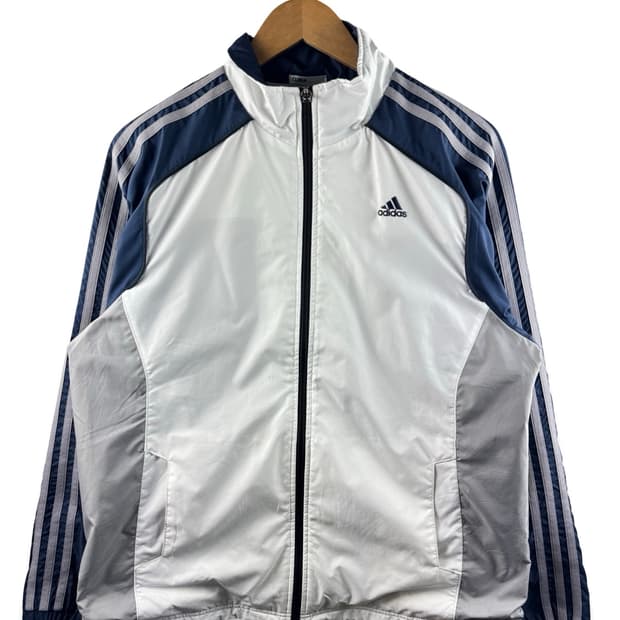 아디다스 네이비화이트 나그랑 바람막이1970