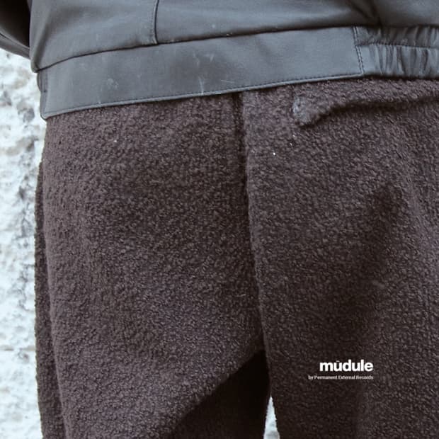 Mudule sweatpants brown 2size
