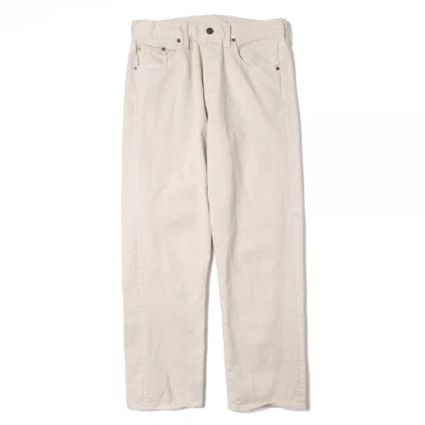 아프레쎄 워시드 데님 팬츠 에크루 32사이즈 판매합니다