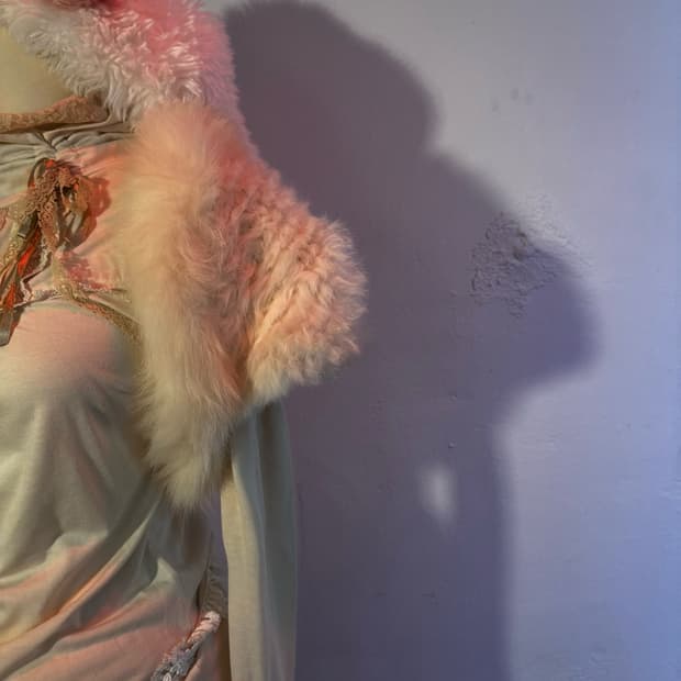 PINKY GIRLS 퍼 베스트