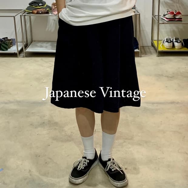 여성 일본빈티지 폴리쇼츠