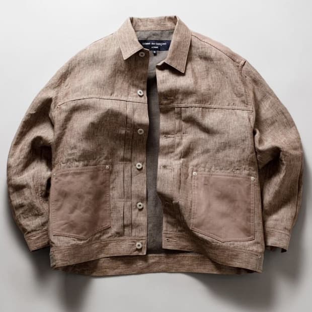 꼼데가르송 옴므 린넨 자켓