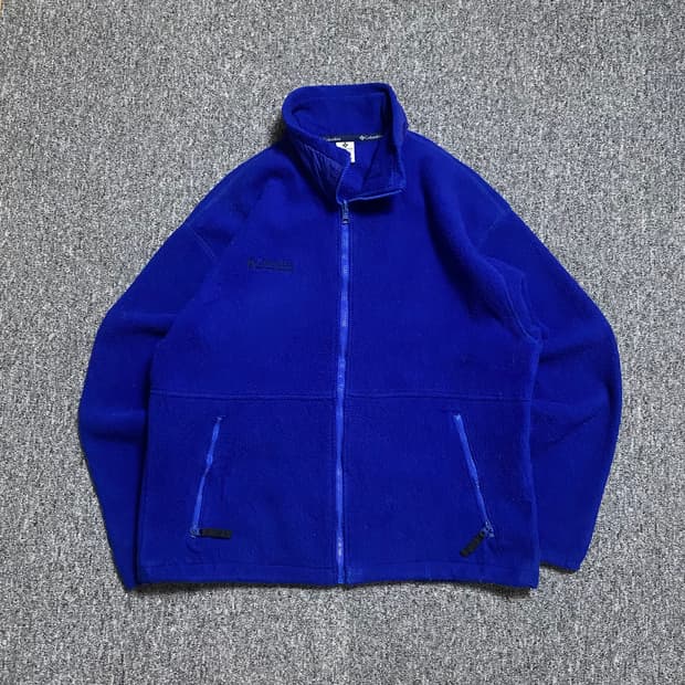 🌊90s USA columbia Fleece Zip-up