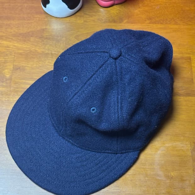 이벳필드 플란넬 무지 울 볼캡