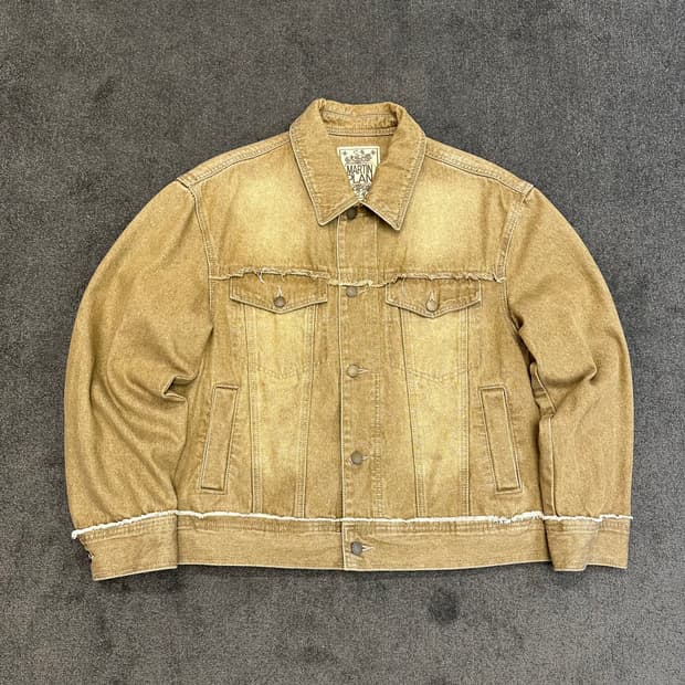 마틴 플랜 브라운 데님 자켓 M