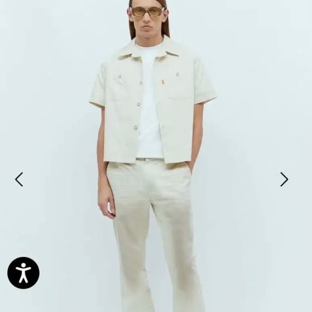 25시즌 갤러리 디파트먼트 치노 라플레어 팬츠