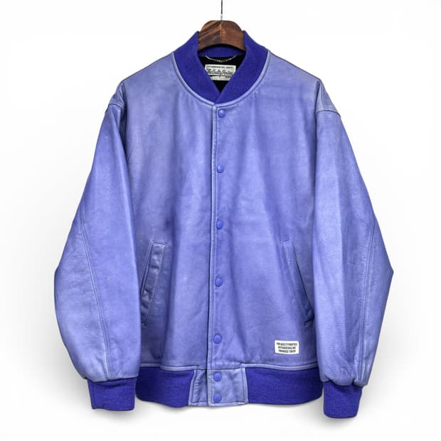 2023 와코마리아 레더 바시티 자켓