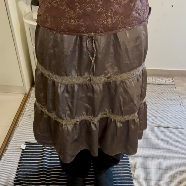 Japanese Vintage Nylon Lace Skirt