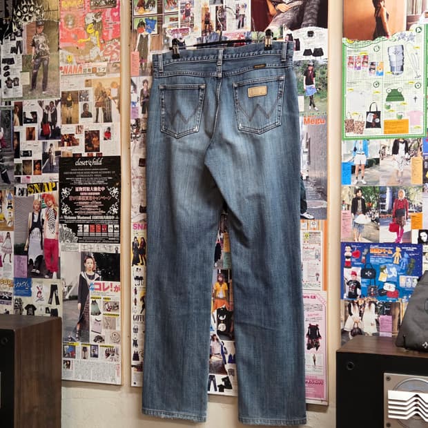 JPN 랭글러 연청 스트레이트 팬츠 .