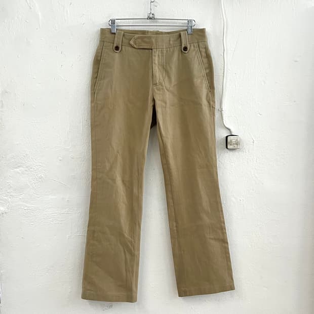 디올 옴므 06FW 에디 슬리먼 웨스턴 플레어 팬츠