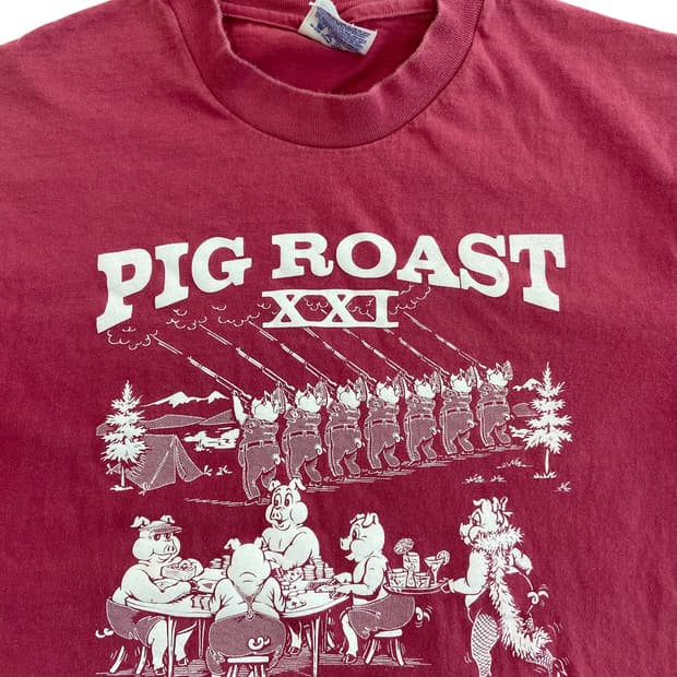 1998 Collins Lake Pig Roast XXI T-shirt
