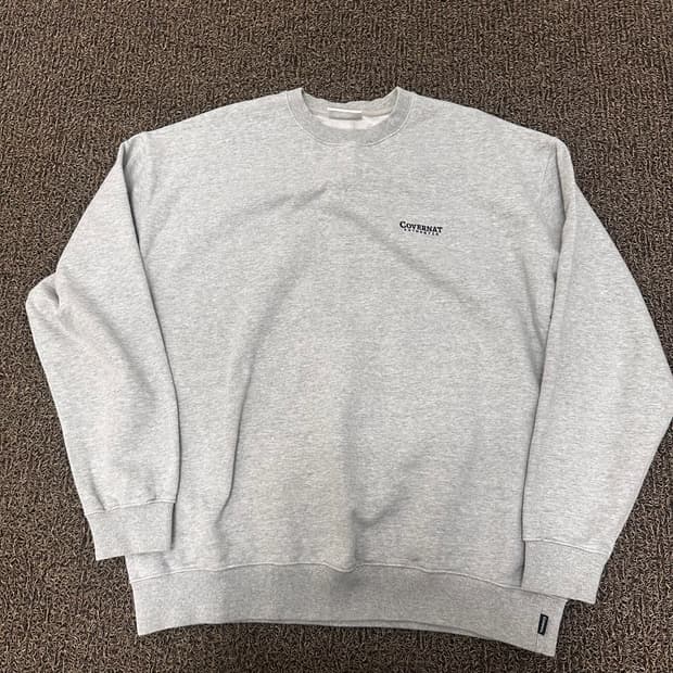 커버낫 맨투맨 그레이 XL