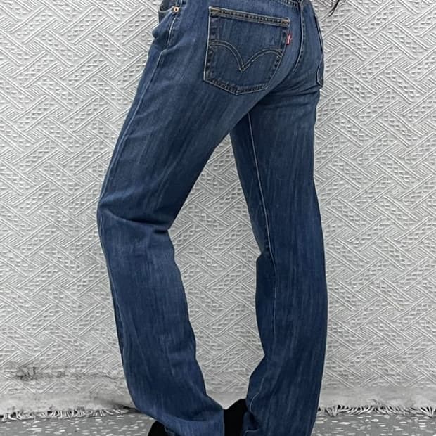 리바이스 올드스쿨 빈티지 워싱 진청 데님팬츠 29인치 C10689