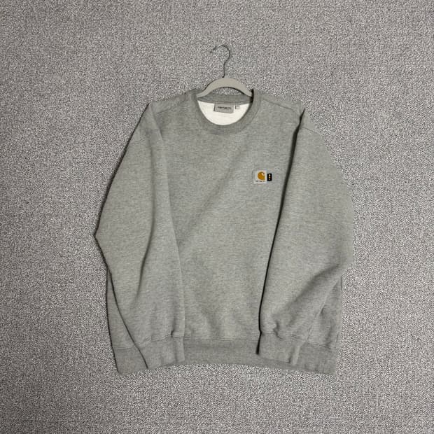 칼하트WIP 아이앱 맨투맨 그레이 XXL