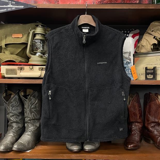 00s 파타고니아 R시리즈 집업 플리스 베스트 신칠라 N4