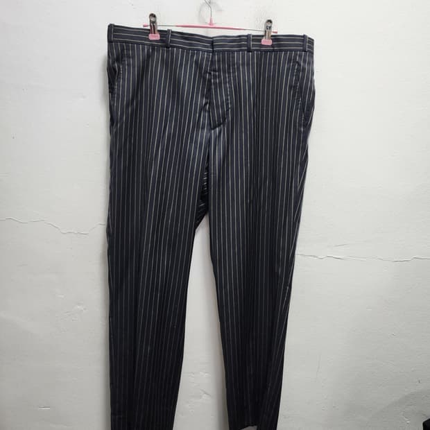 마르지엘라 스트라이프 슬랙스