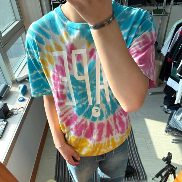 베이프 타이다이 반팔 티셔츠