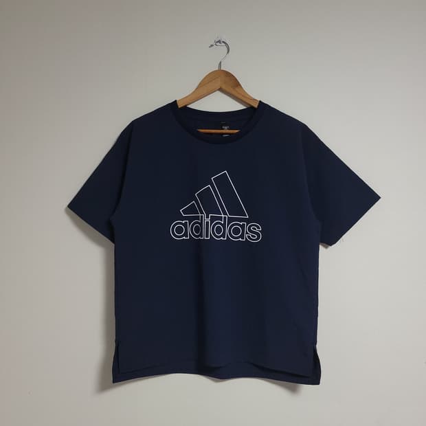 (160) ADIDAS 아디다스 빅로고 반팔 티셔츠