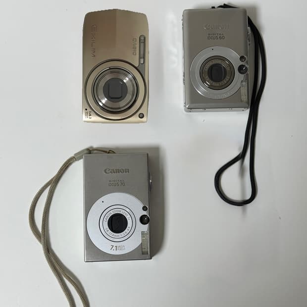 빈티지디카 카메라 대여 카시오 z2300 익서스 ixus 60 70 모카